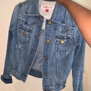 Denim Jacket Slightly Distressed